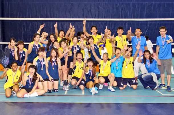 The 2012 Bangkok Patana Volleyball Invitational champions