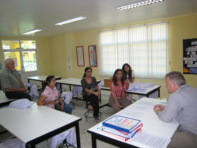 Grade 4 & 5 Science teacher giving insight to parents about science curriculum