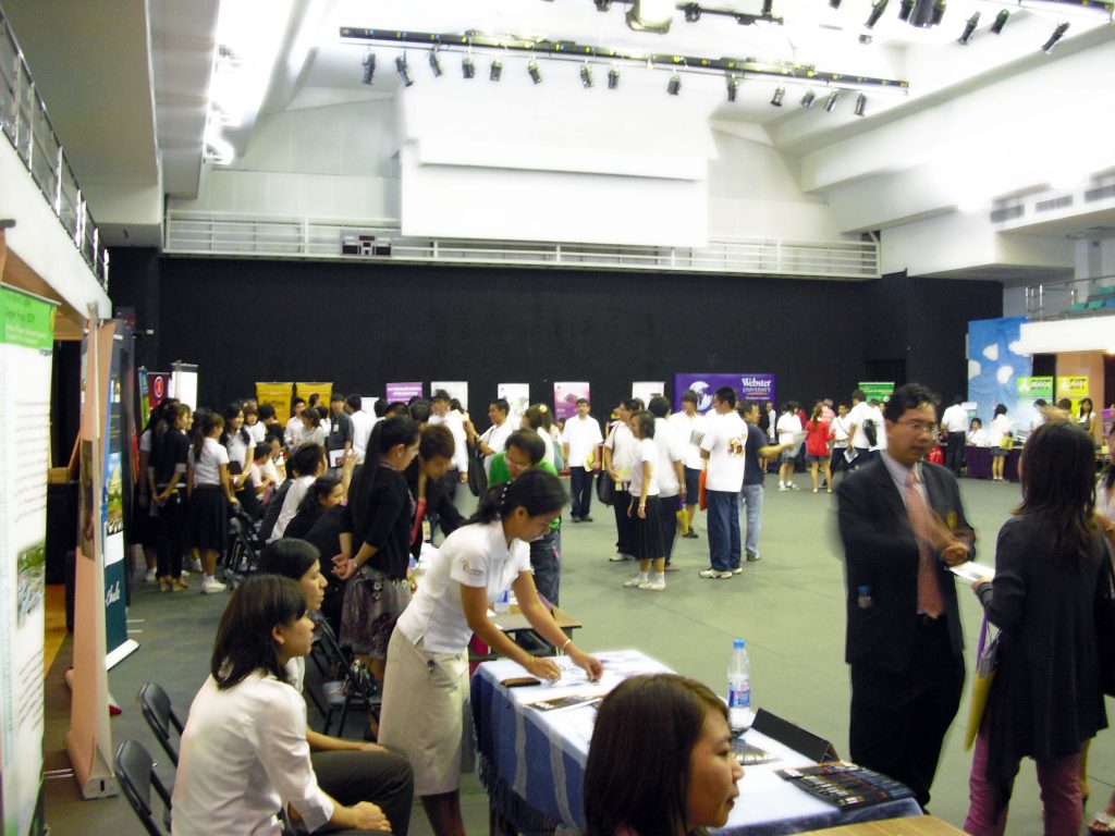 The Thai University Fair, hosted at Ruamrudee International School