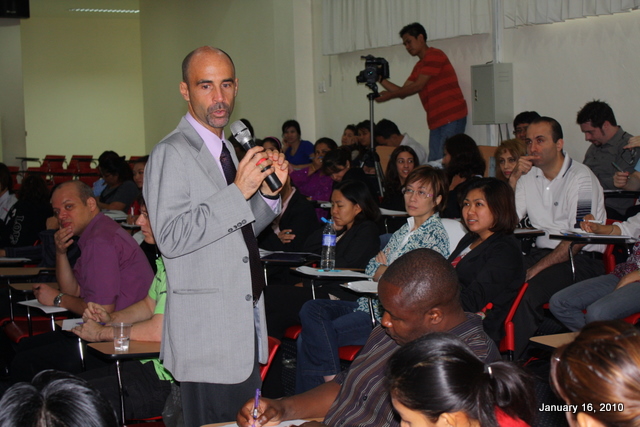 Rick Smith demonstrating how to use "Proximity" as one of the many positive classroom management techniques