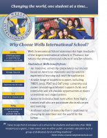 Why Wells International School