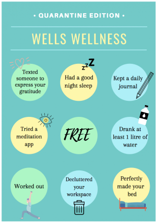 Wells Wellness BINGO