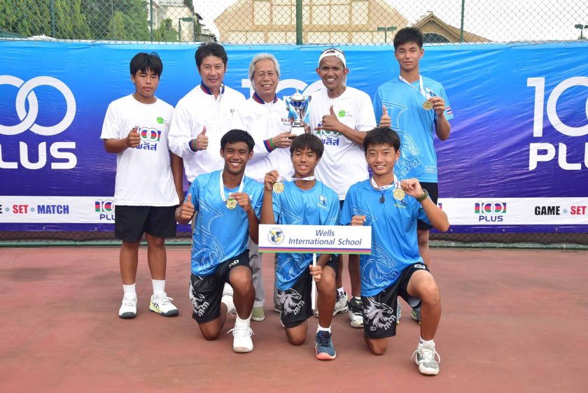 Wells International School Boys Tennis Team Crowned National Champions at 2023 Thailand School Cup
