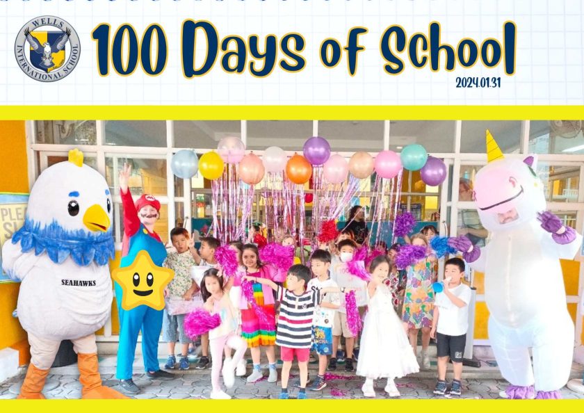 Celebrating 100 Days of Learning: A Magical Journey with Wells International School Thong Lo