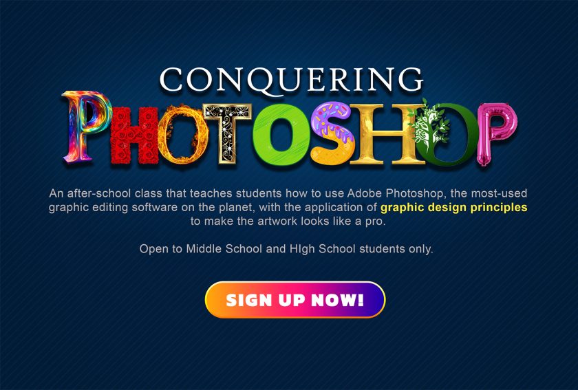 Conquering Photoshop: Middle School Students Showcase Their Skills